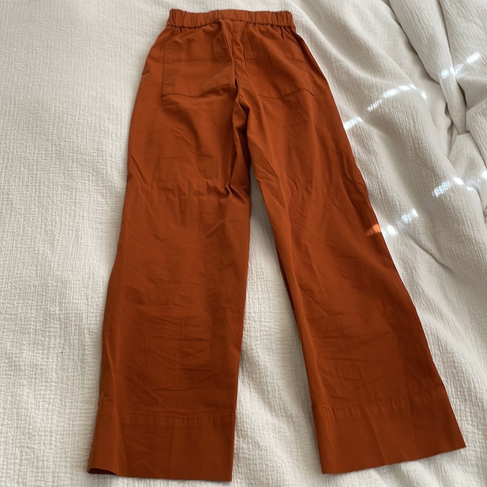 Everlane easy pant size 00 orange/rust color